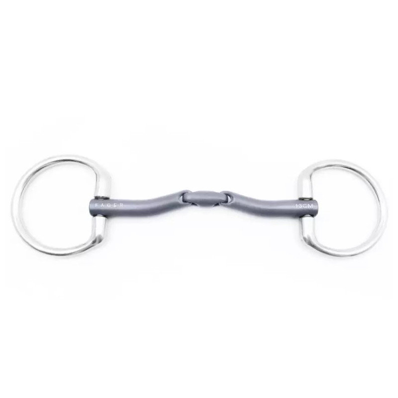 Mors de filet de bride à olives double brisure MARY