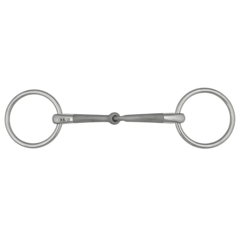 Loose ring bradoon single jointed Satinox Sprenger