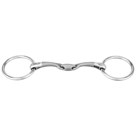 Loose ring bradoon double jointed Satinox Sprenger