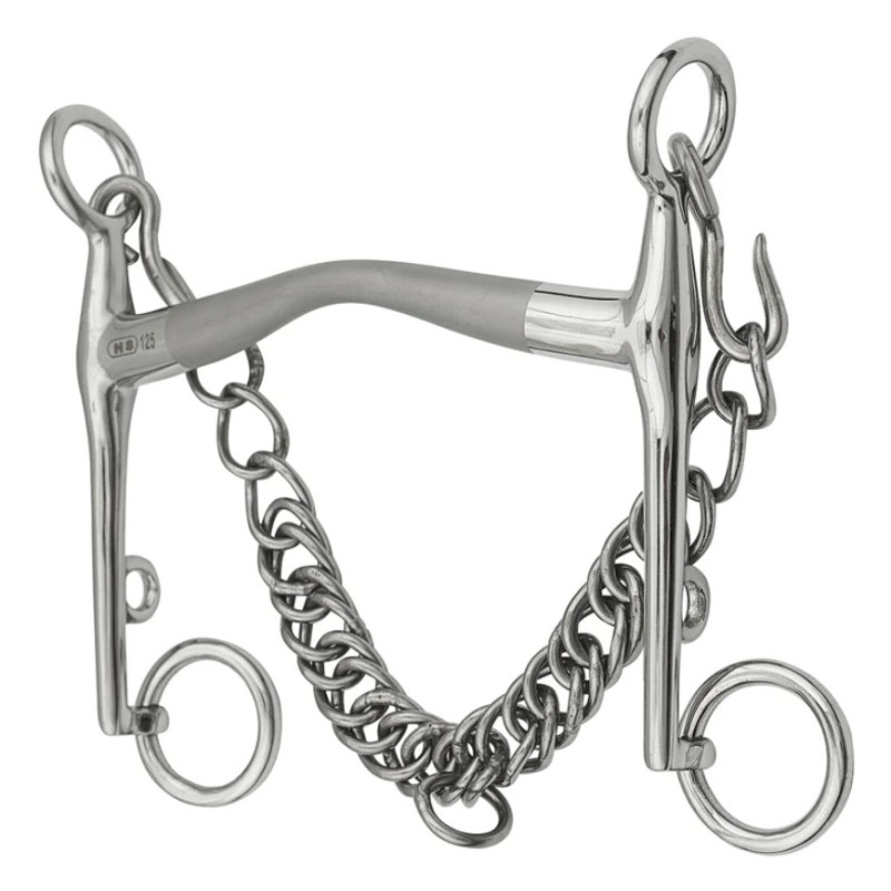 Mors de bride avec passage de langue Satinox Sprenger