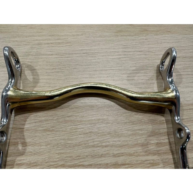 Weymouth bit thin with tongue port used
