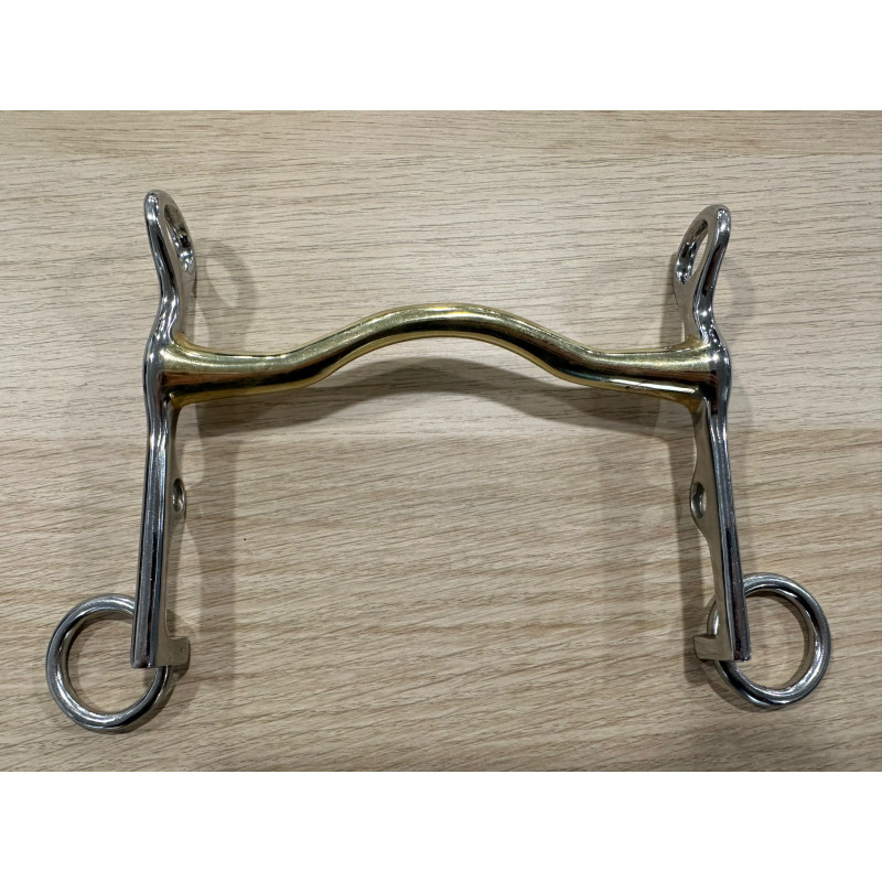 Weymouth bit thin with tongue port used