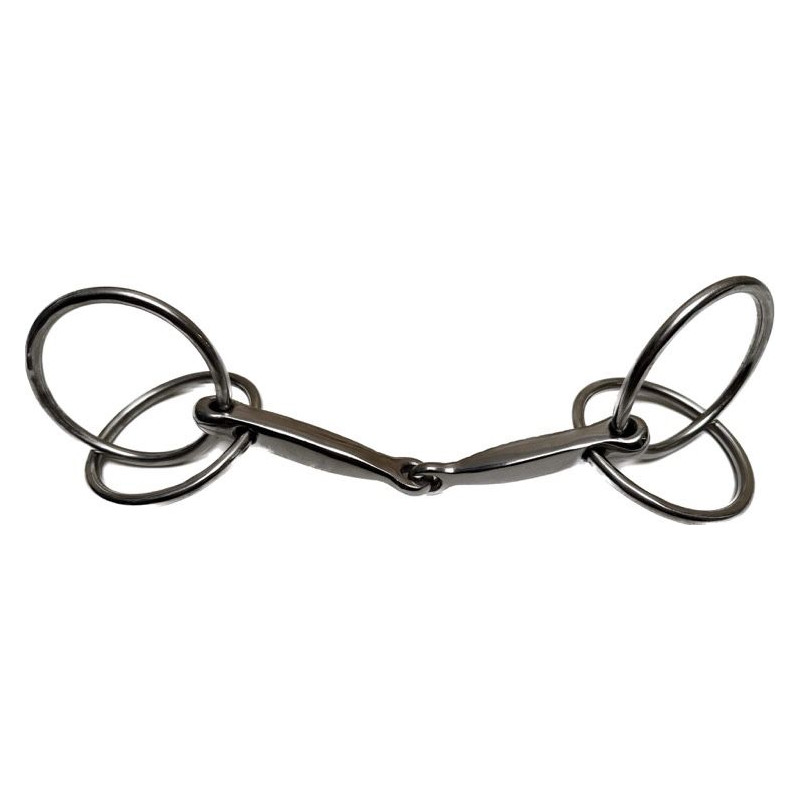 Scourier bit 4 rings single joint Umbria