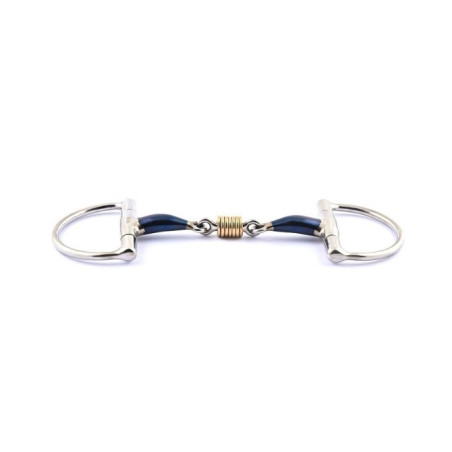 D rings double jointed with brass ring sweet iron