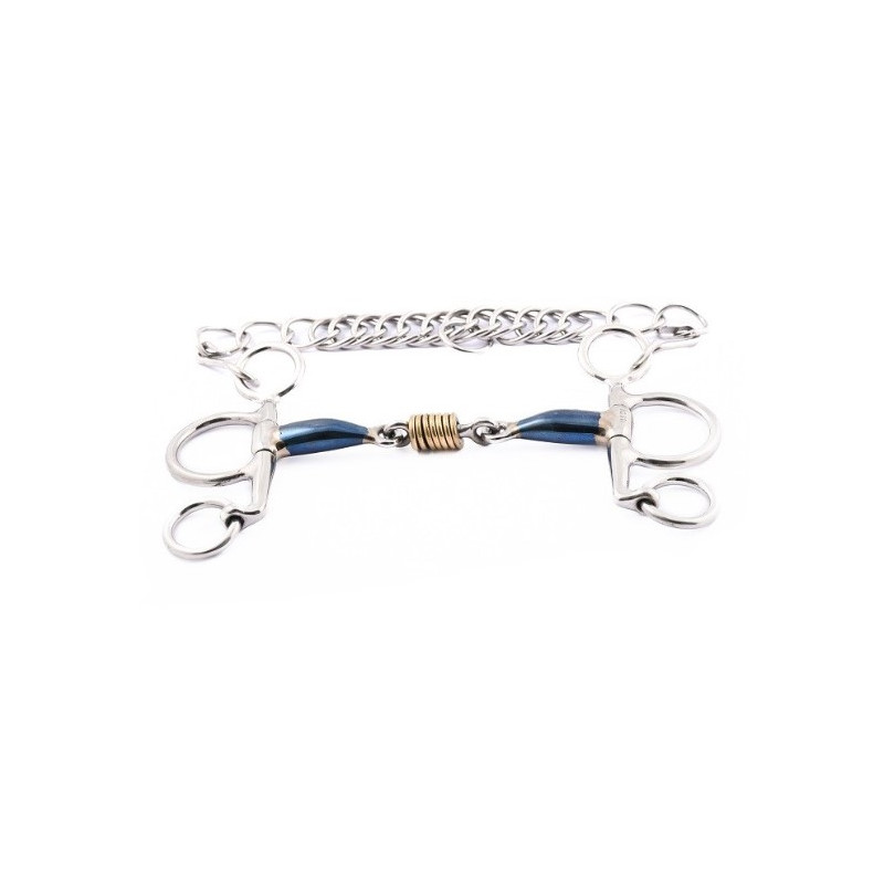 Baby Pelham double jointed with brass Sweet iron Jump'in