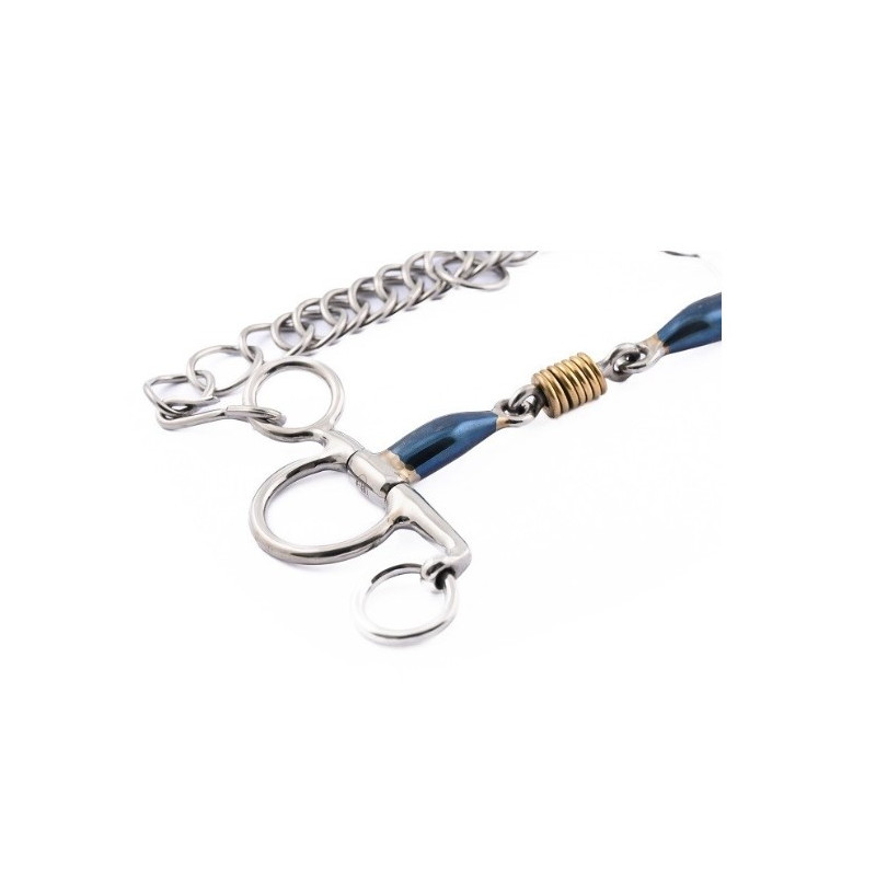 Baby Pelham double jointed with brass Sweet iron Jump'in