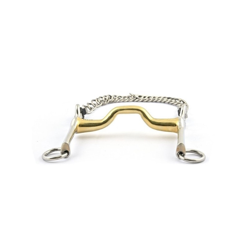 Weymouth big shank with angled tongue port