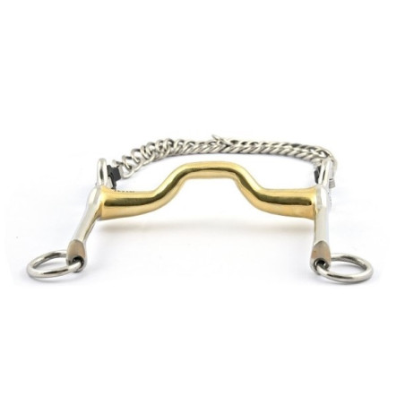 Weymouth big shank with angled tongue port