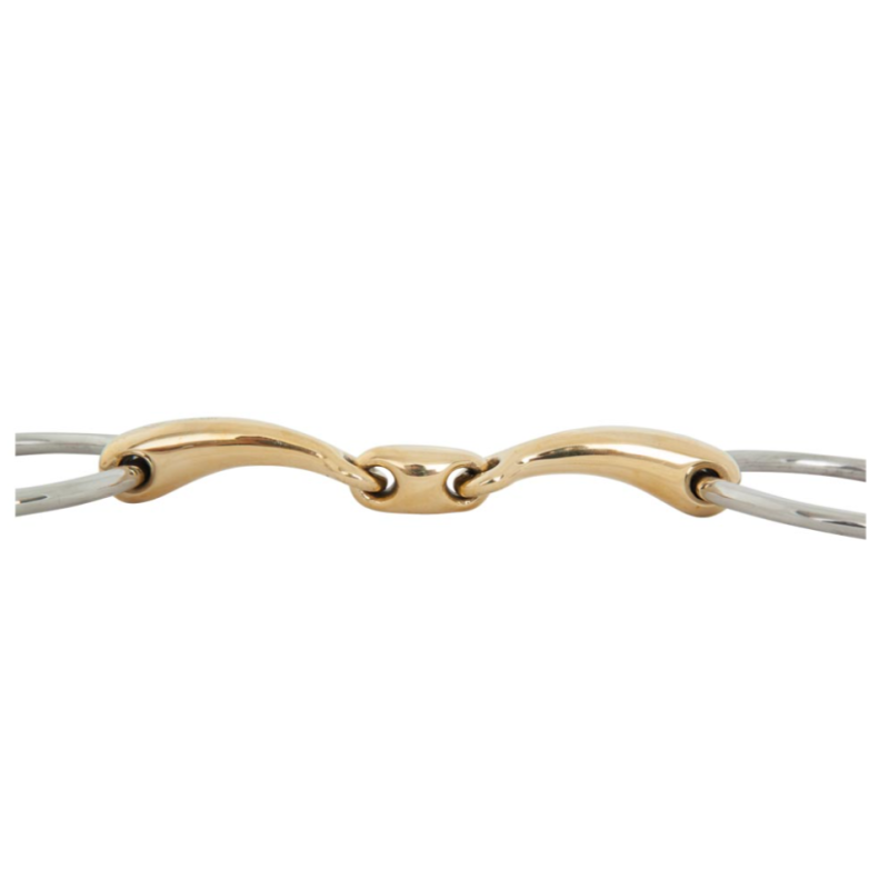 Double Jointed Loose Ring Snaffle Soft Contact BR