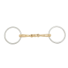 Double Jointed Loose Ring Snaffle Soft Contact BR