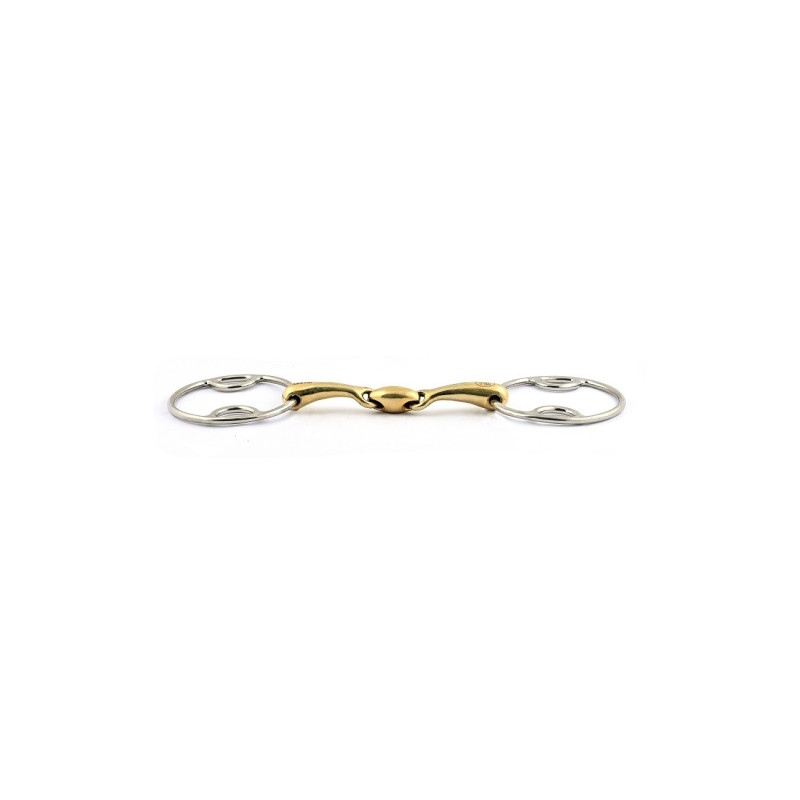 French mouth bevel gag bit big ring