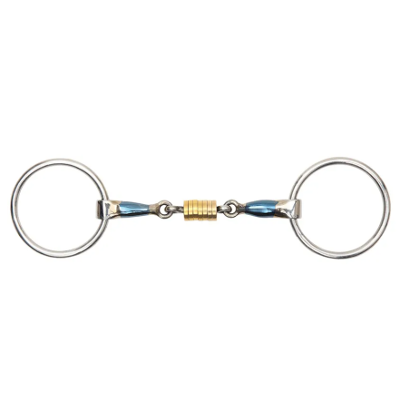 Mors 2 anneaux double brisure à anneaux Shires