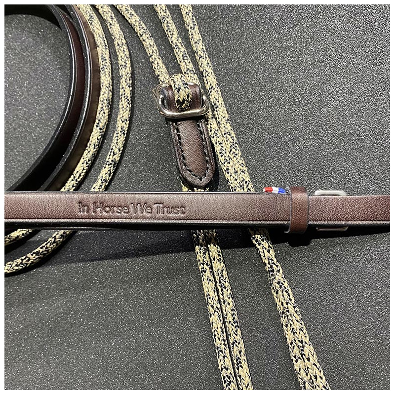 Draw Reins Leather adjustable IHWT