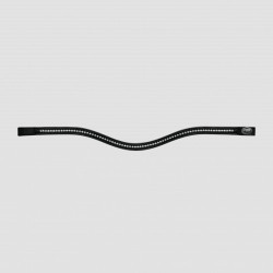 Waved Browband with Small...