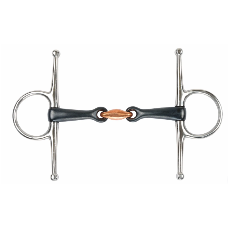 Mors à aiguilles double brisure black sweet iron Shires
