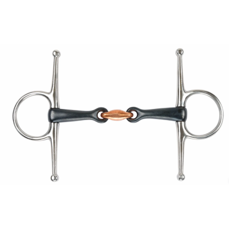 Mors à aiguilles double brisure black sweet iron Shires