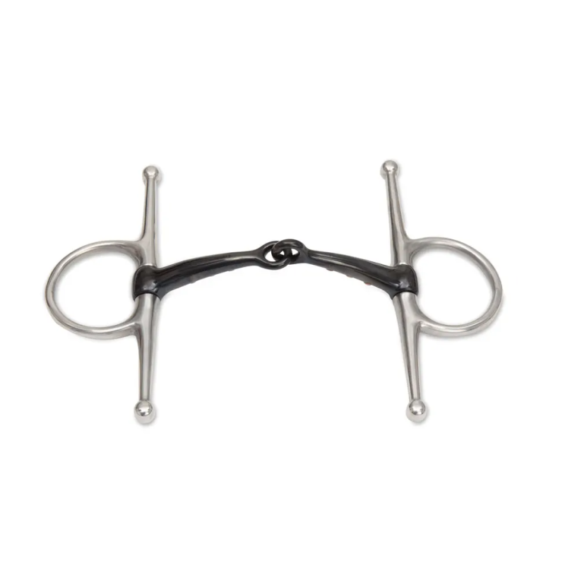 Mors à aiguilles simple brisure black sweet iron Shires