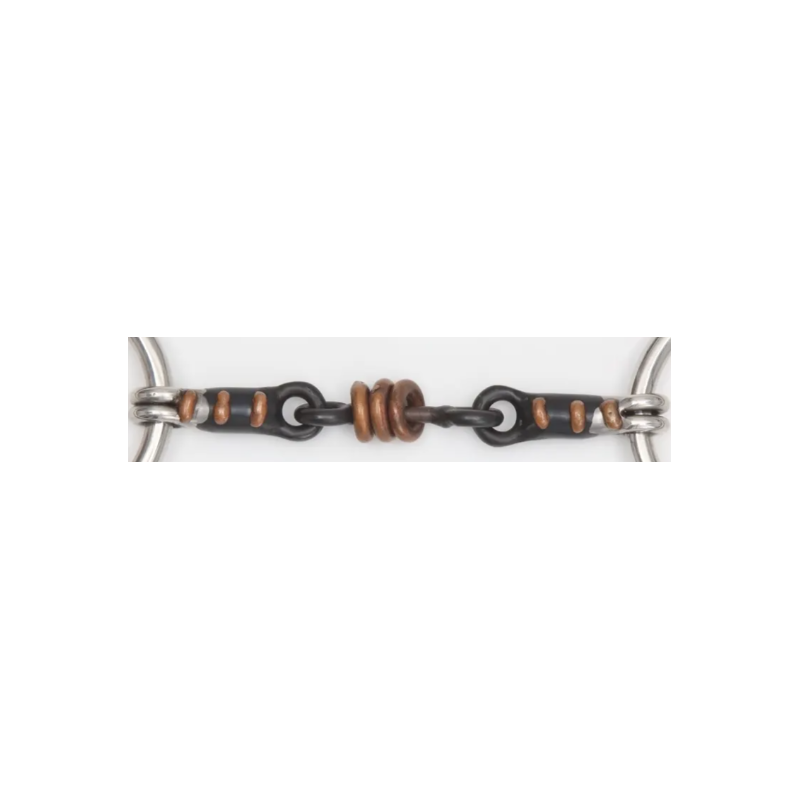 Mors Tom Thumb double brisure en Black Sweet iron  Shires