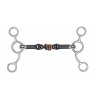 Tom Thumb bit double jointed Black Sweet iron Shires