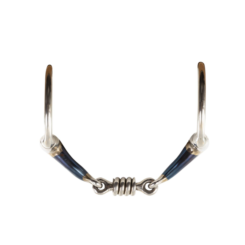 Mors à Olives double brisure à anneaux sweet iron br