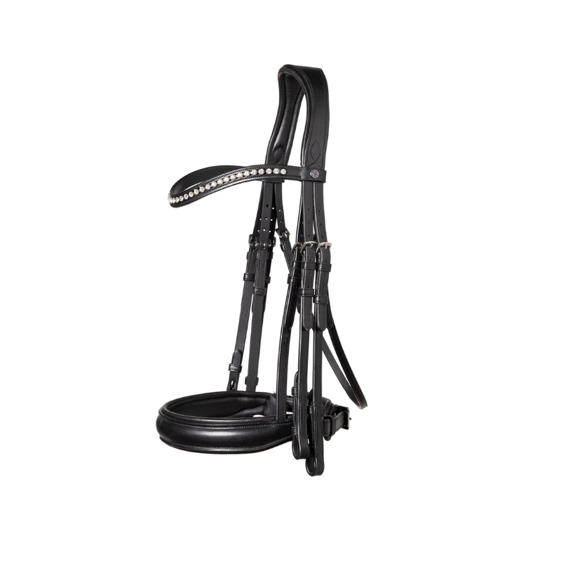 Large Crank Noseband Double Bridle Wellington