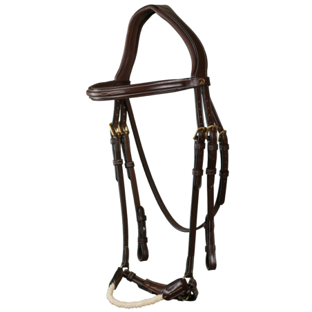 Rope Drop Noseband Bridle - D Collection