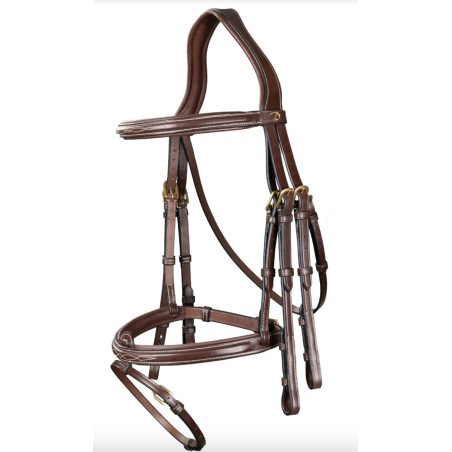 Flash Noseband Double Bridle - D Collection