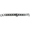 Curb Chain with small ring Titanium - Lorenzini